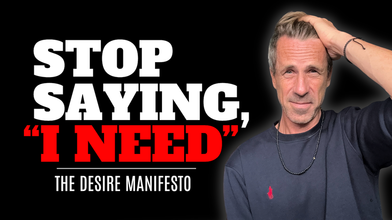 I Never Start A Sentence With “I Need”.